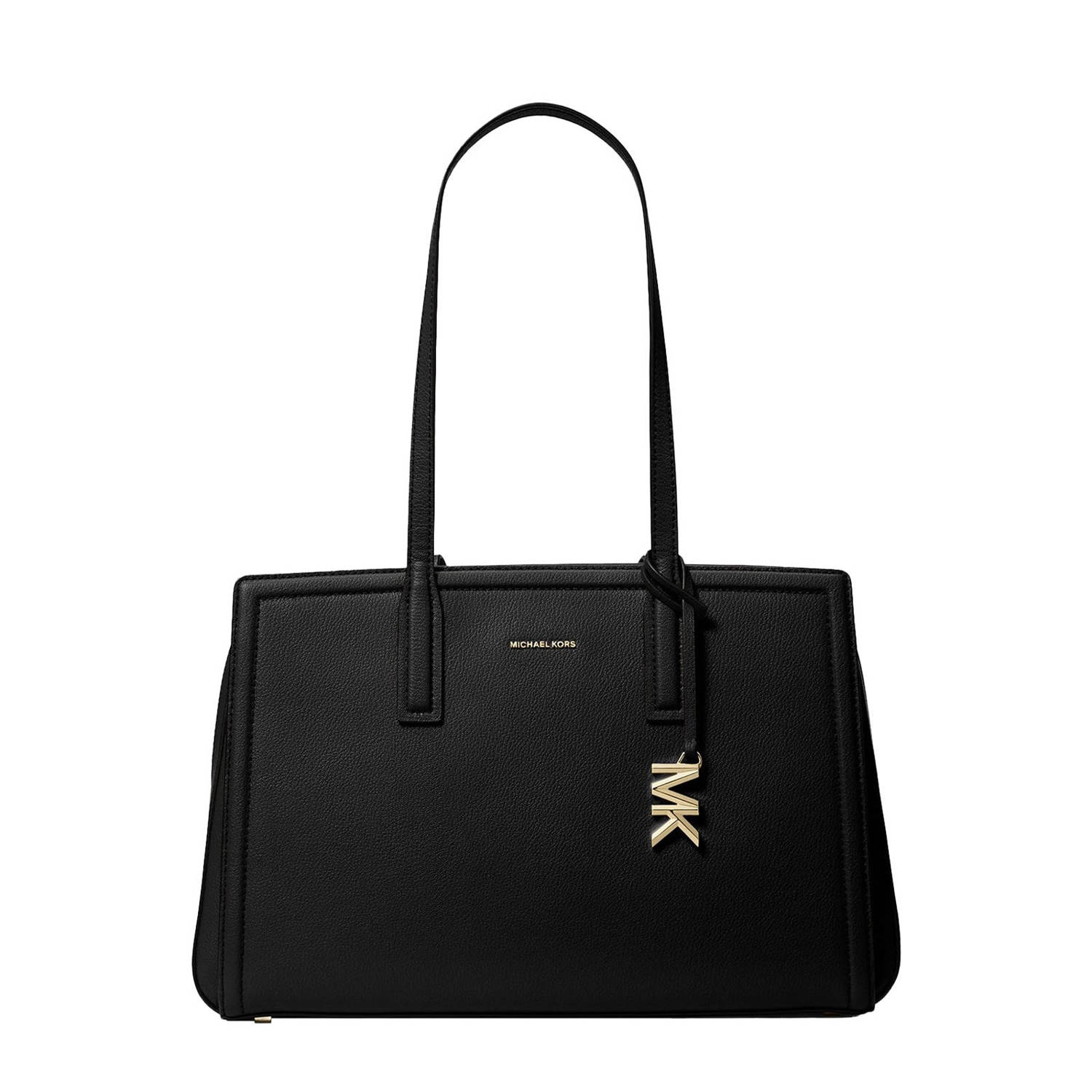 Michael Kors leren shopper Laila Medium zwart