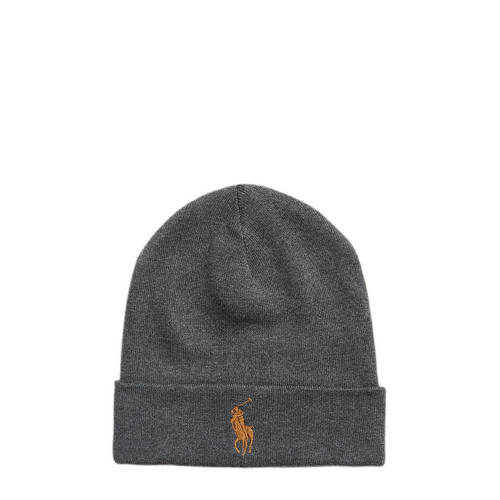 Ralph Lauren muts met logo grijs afbeelding