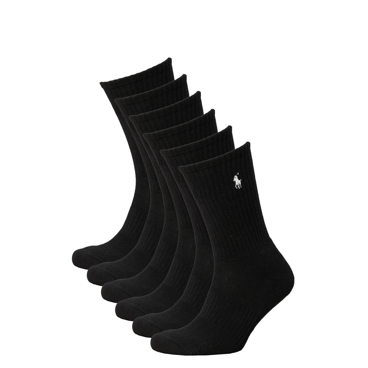 Ralph Lauren sokken set van 6 zwart