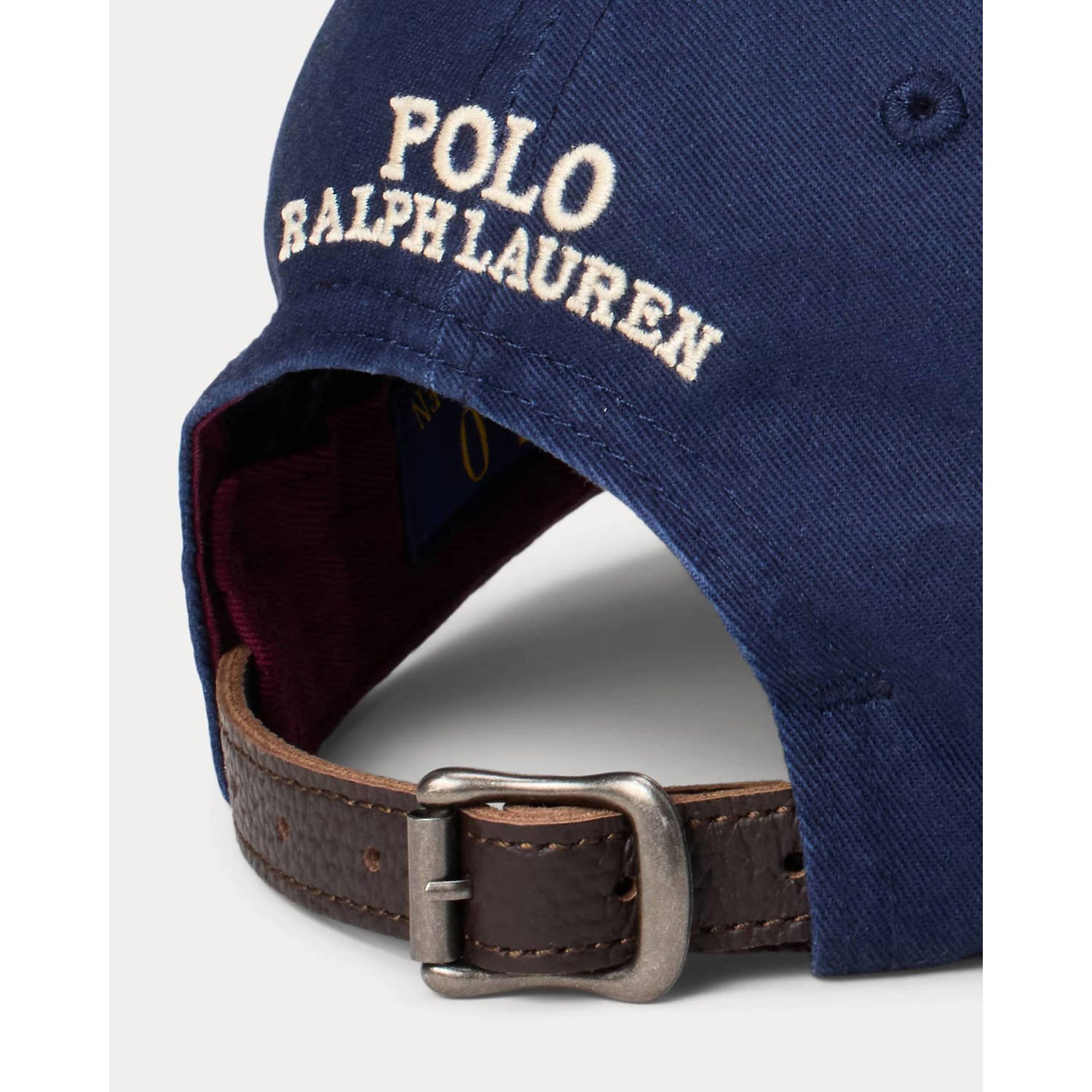 Ralph Lauren pet met logo donkerblauw