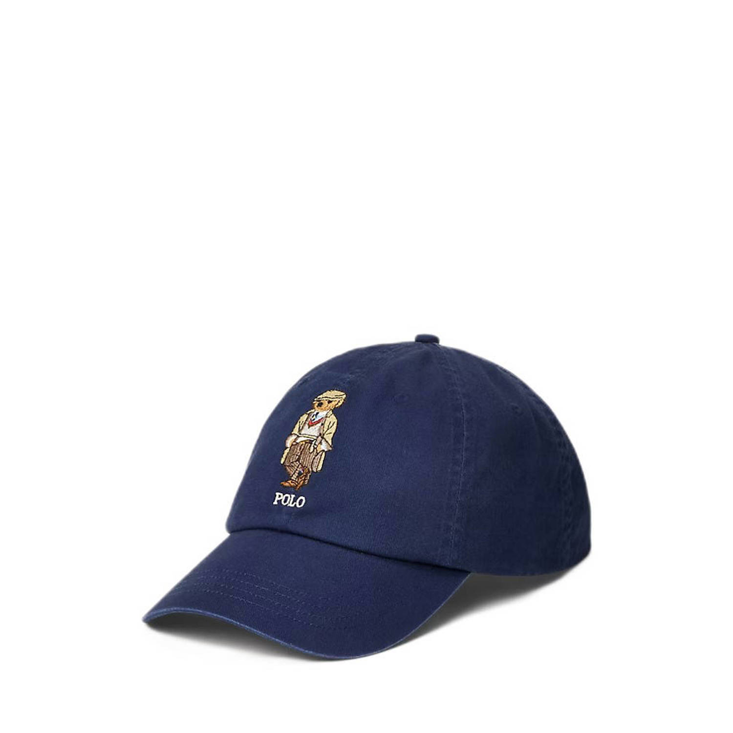 Ralph Lauren pet met logo donkerblauw