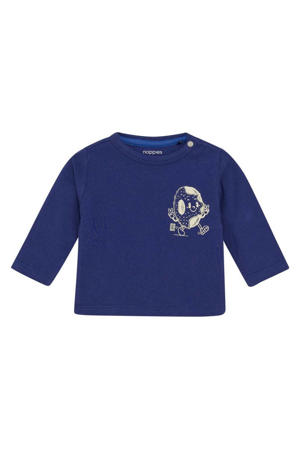 longsleeve fijn gebreid blauw