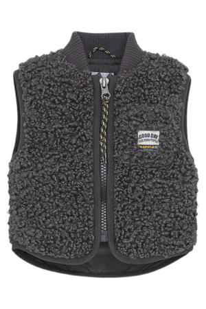 teddy bodywarmer grijs