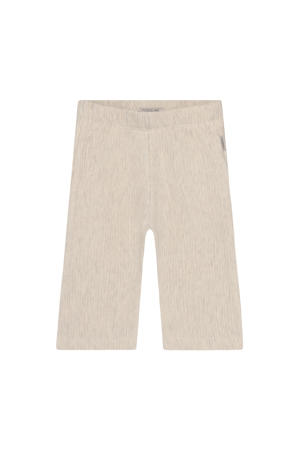 wide leg casual broek beige