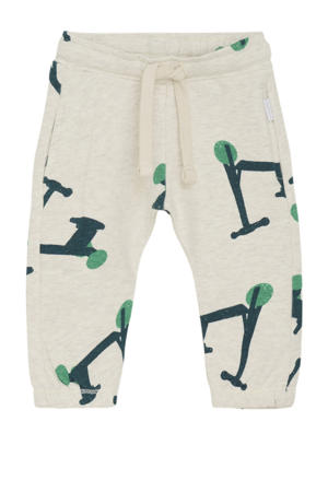 regular casual broek grijs melange
