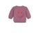 Noppies baby sweater met backprint roze