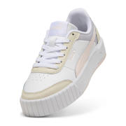 thumbnail: Puma Carina Mia leren sneakers wit/lichtgeel/lichtroze