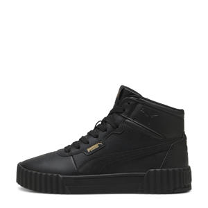 Carina imitatieleren leren sneakers 3.0 Mid zwart