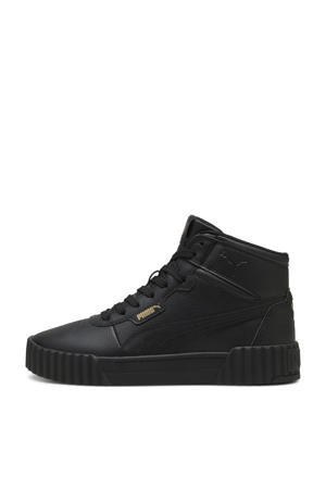 Carina imitatieleren leren sneakers 3.0 Mid zwart