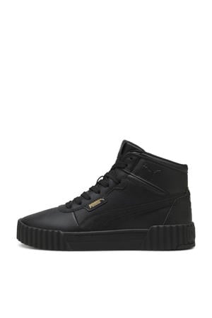 Carina imitatieleren leren sneakers 3.0 Mid zwart