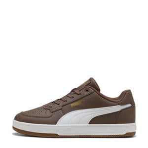 Caven imitatieleren leren sneakers 2.0 bruin/wit