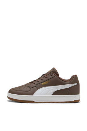 Caven imitatieleren leren sneakers 2.0 bruin/wit
