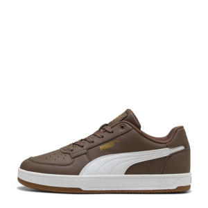 Caven imitatieleren leren sneakers 2.0 bruin/wit