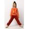 Noppies kids corduroy wide leg casual broek brique