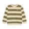 Noppies kids gestreepte sweater groen/beige