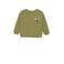 Noppies kids sweater met backprint groen