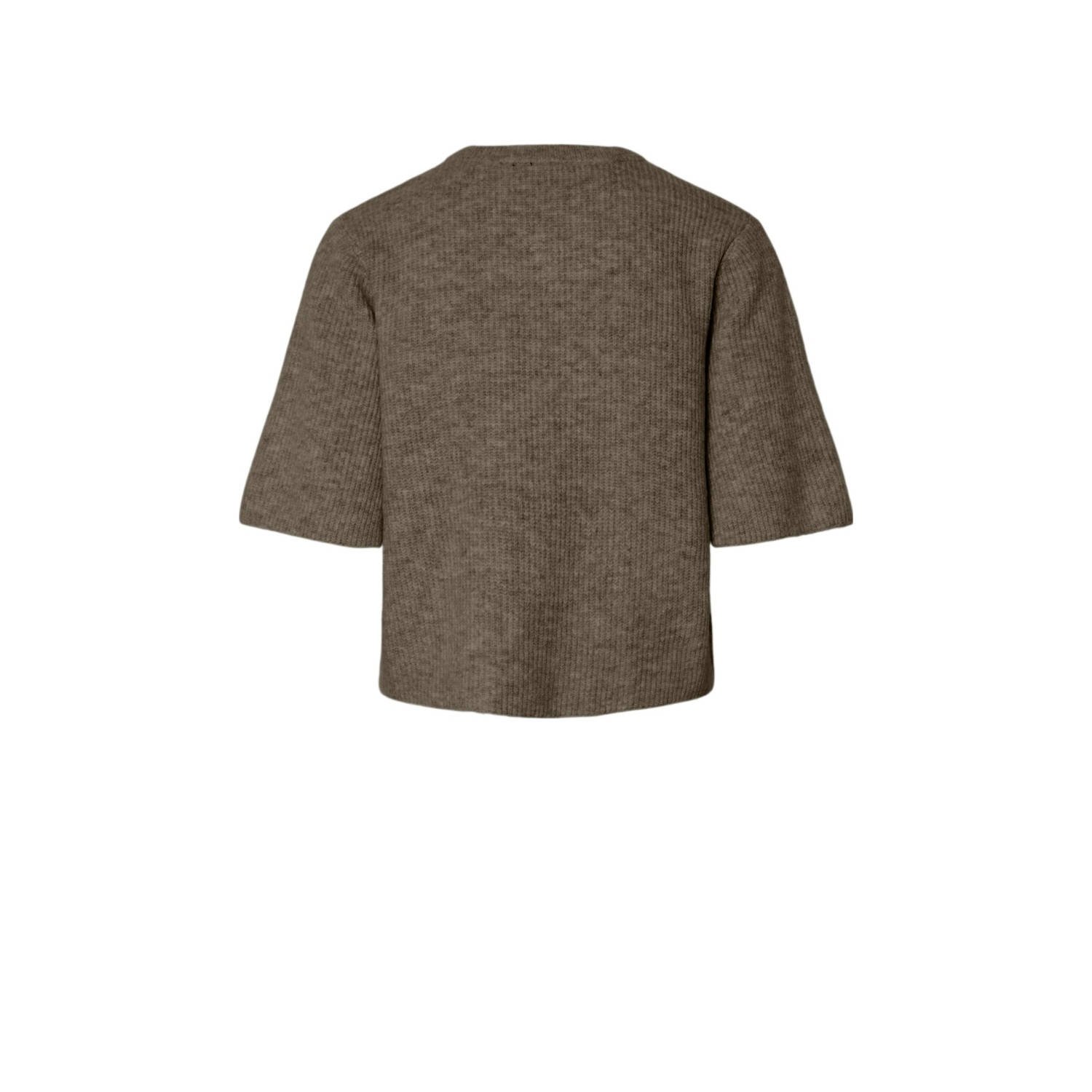 PIECES wollen vest gebreid