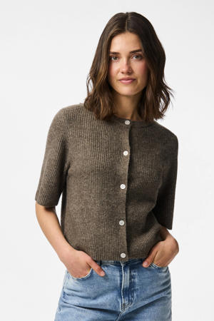 wollen vest gebreid