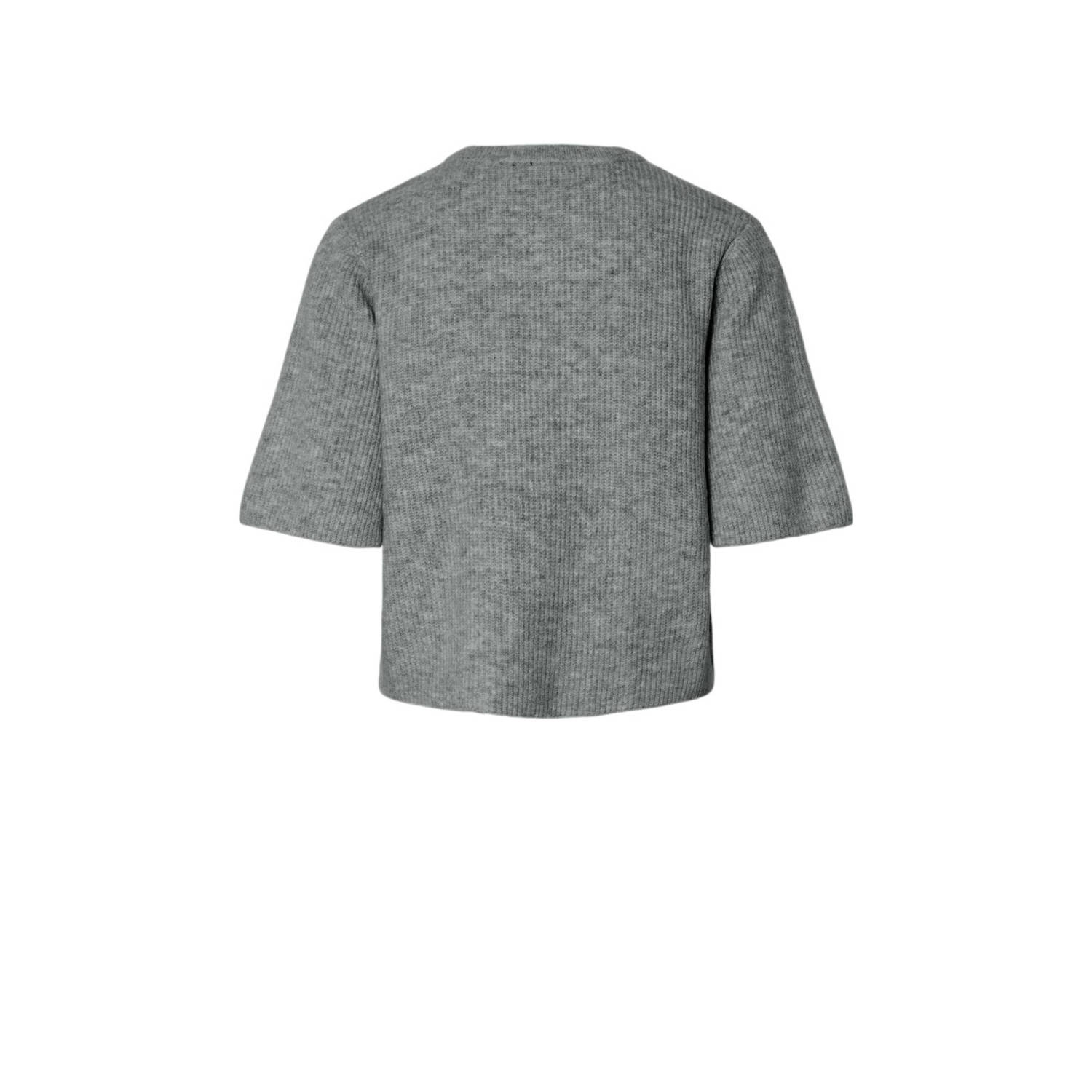 PIECES wollen vest gebreid