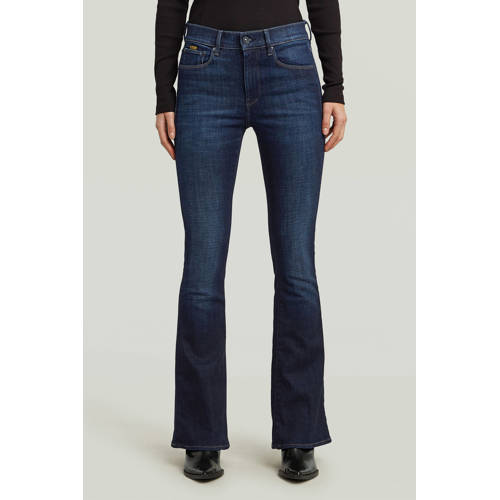 G-STAR flared jeans dark blue denim afbeelding