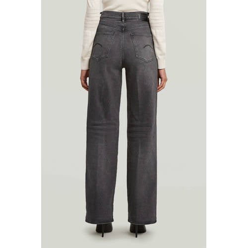 G-STAR high waist loose fit jeans grey denim afbeelding