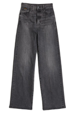 high waist loose fit jeans grey denim
