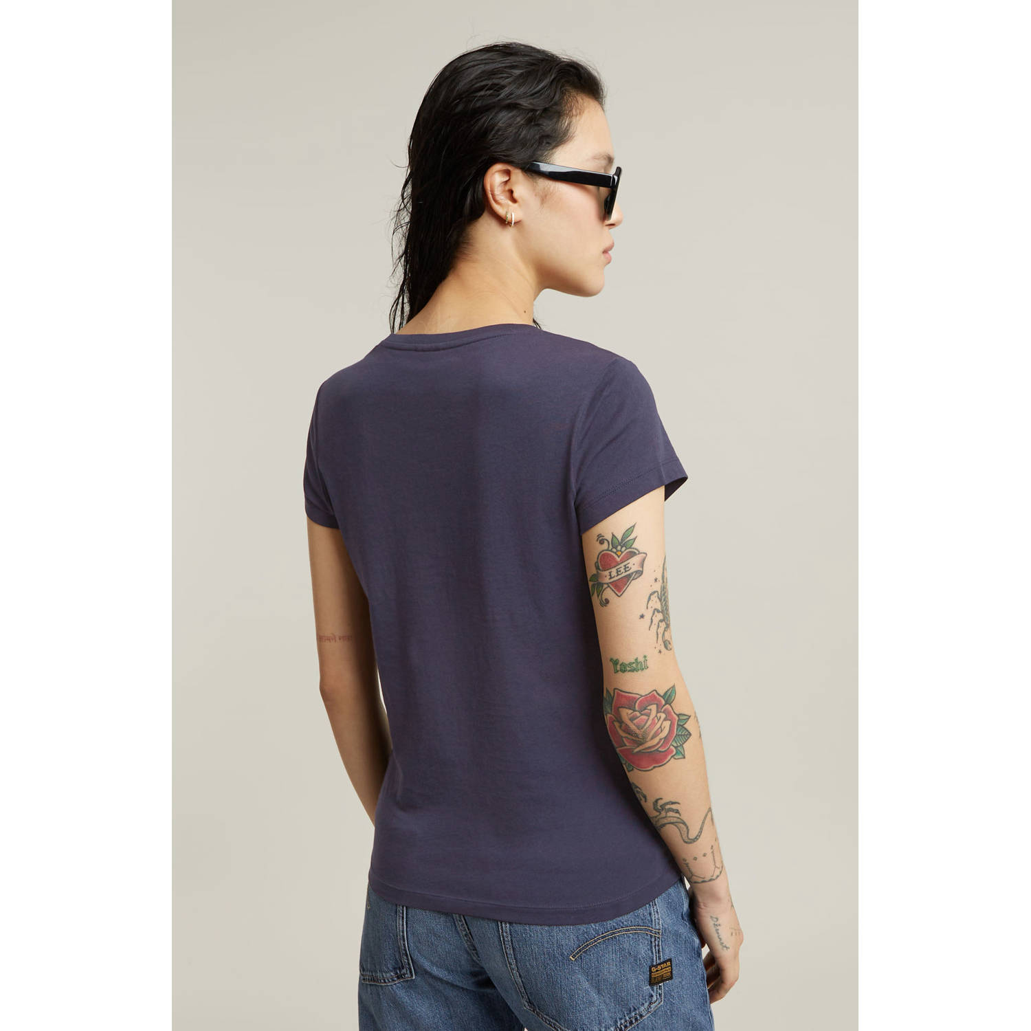 G-STAR T-shirt donkerblauw