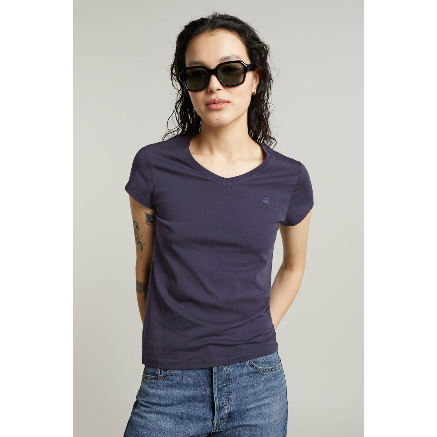 G-STAR T-shirt donkerblauw