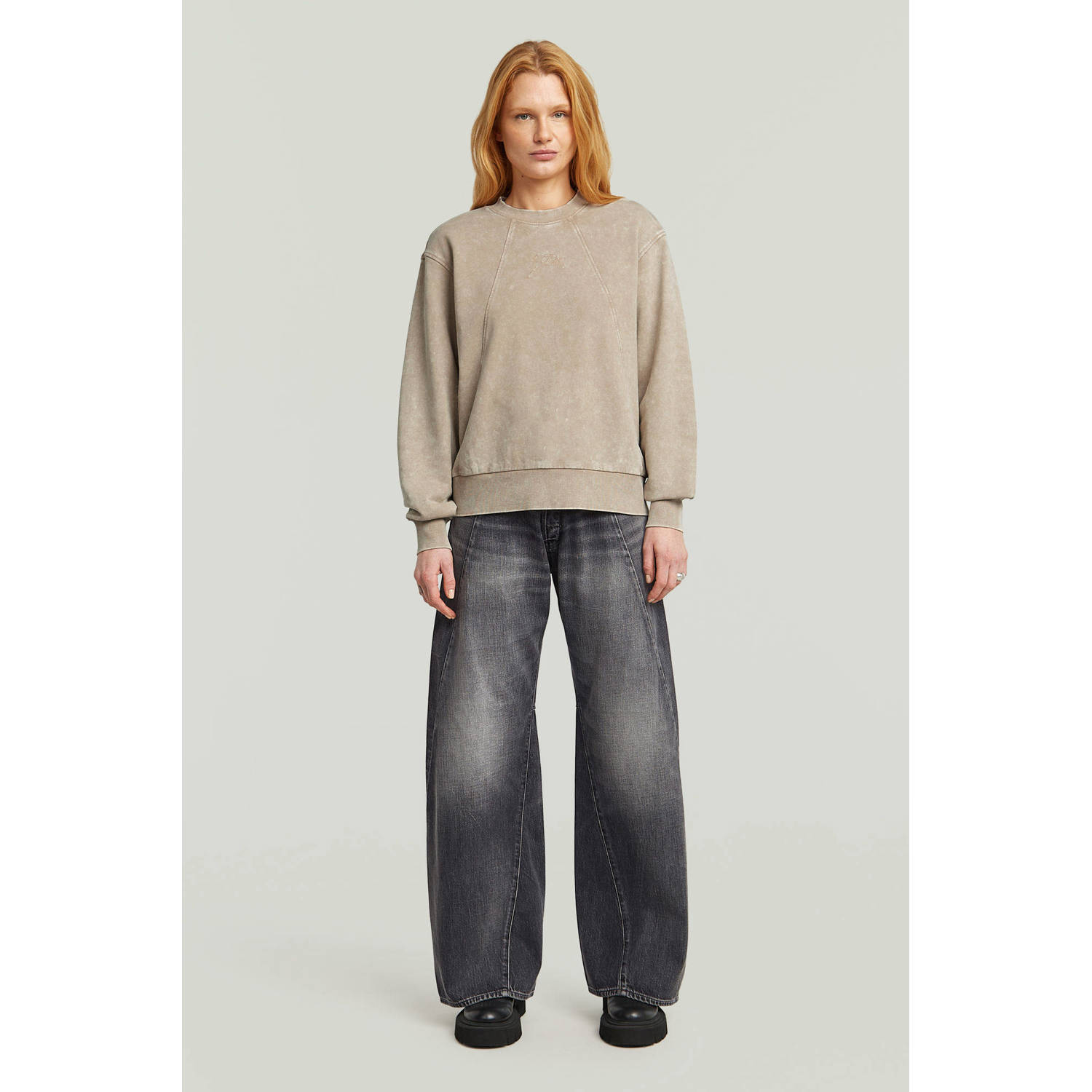 G-STAR wide leg jeans grey denim