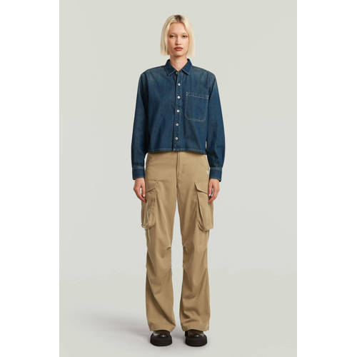 G-STAR denim blouse dark blue denim afbeelding