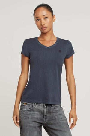 T-shirt donkerblauw