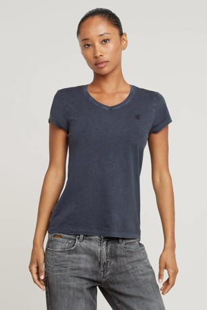 T-shirt donkerblauw