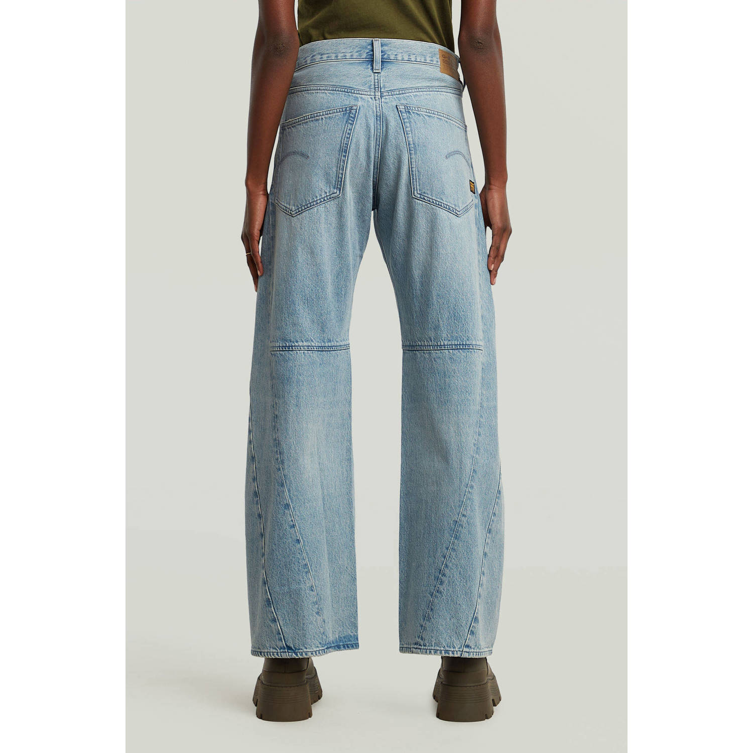 G-STAR wide leg jeans light blue denim