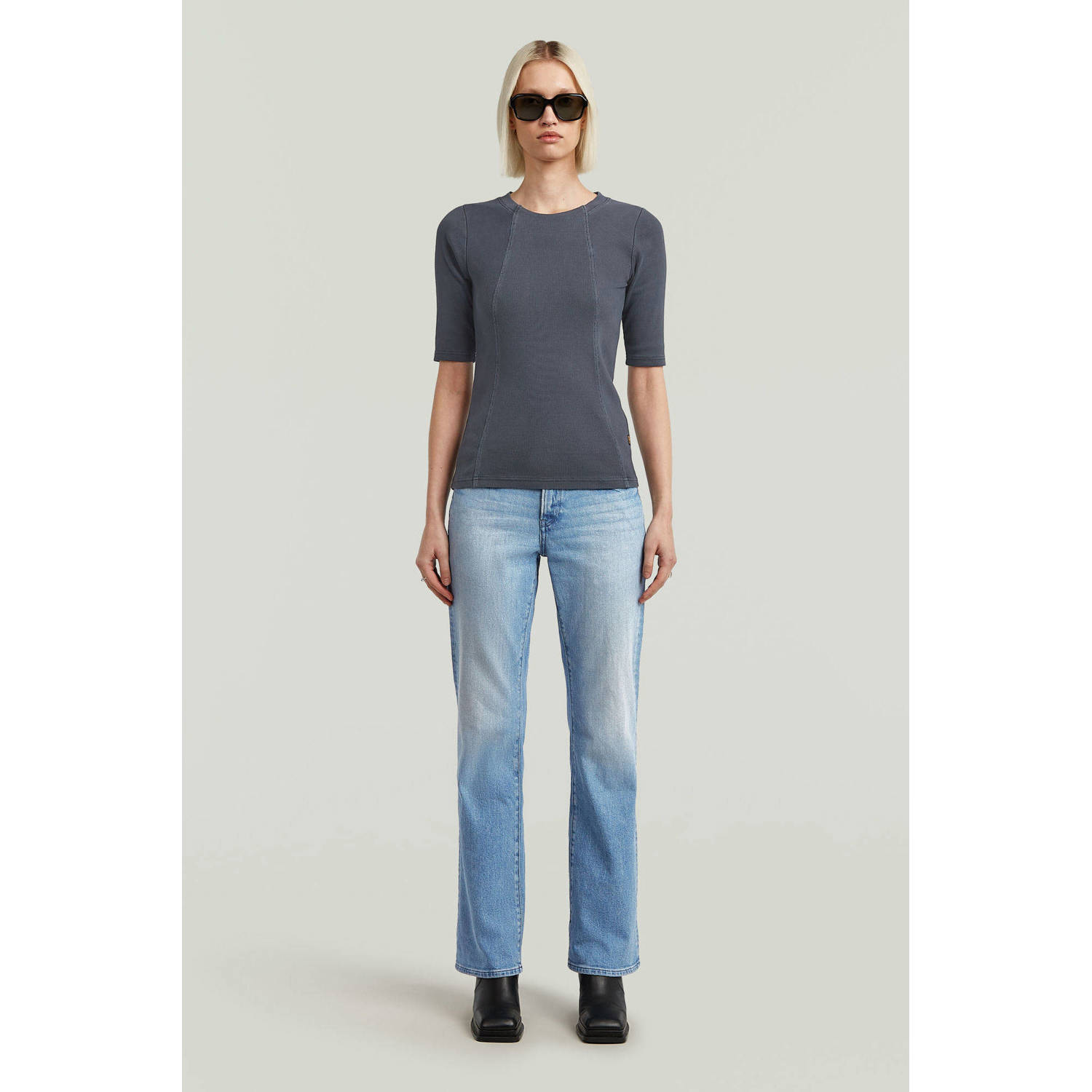 G-STAR straight leg jeans light blue denim