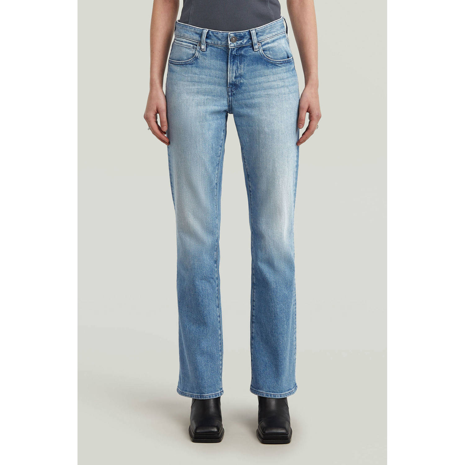 G-STAR straight leg jeans light blue denim