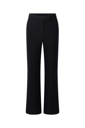 straight casual broek zwart