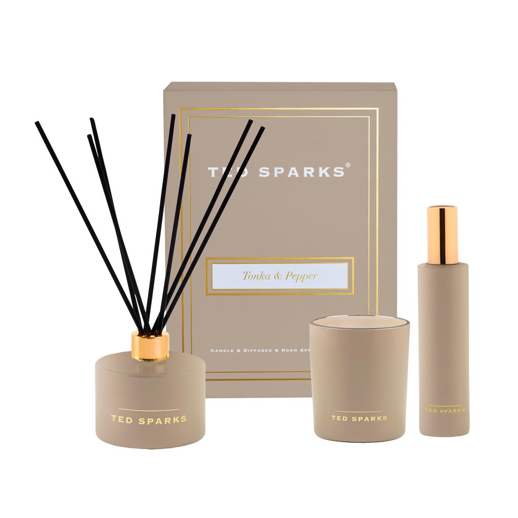 Ted Sparks geschenkset - Tonka & Pepper - 200 ml