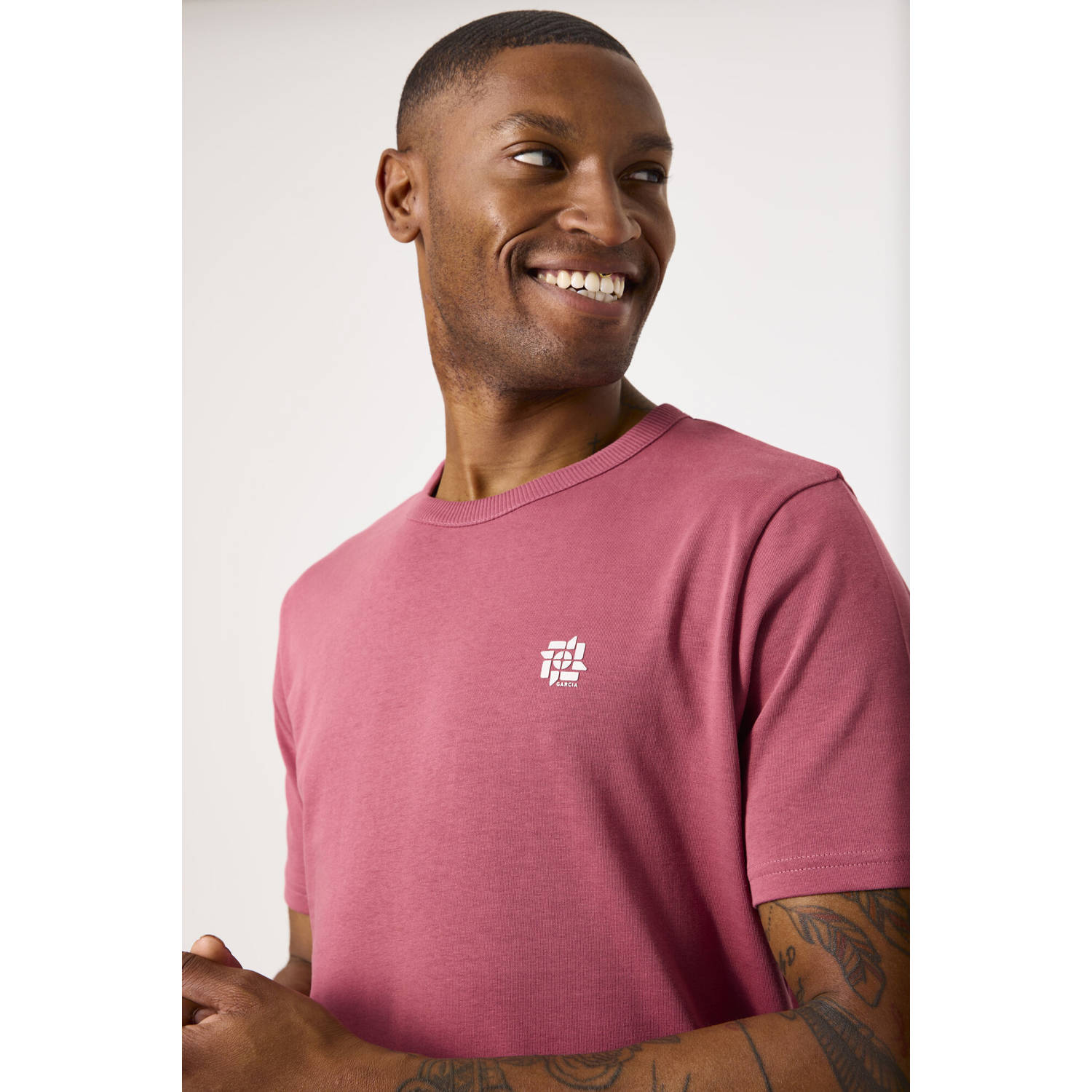 Garcia T-shirt roze