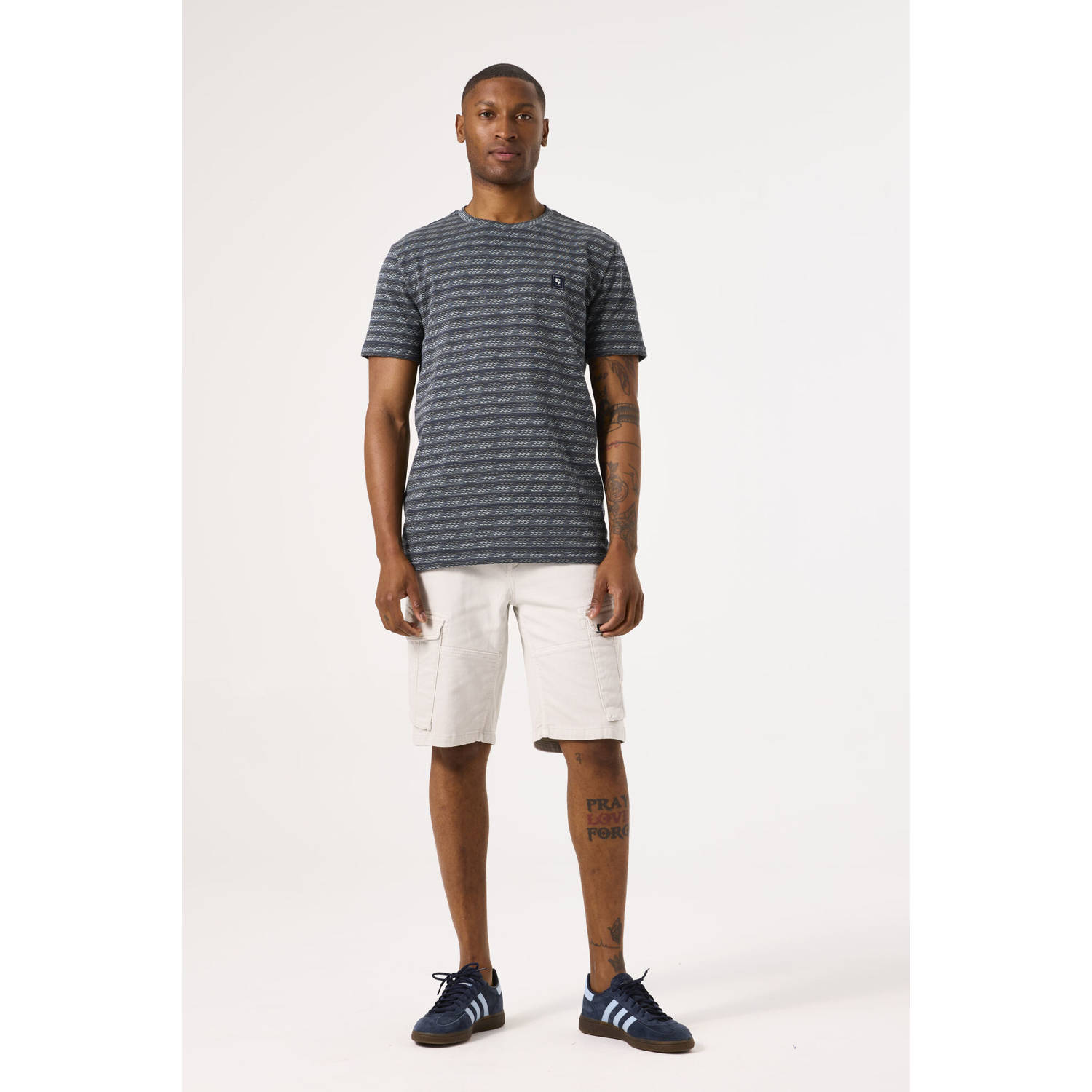 Garcia T-shirt groen blauw