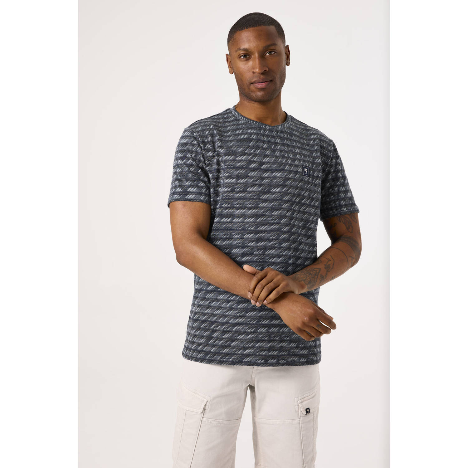 Garcia T-shirt groen blauw