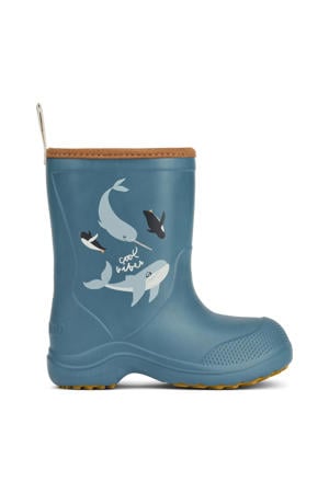 Aston gevoerde regenlaarzen blauw