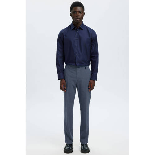 SELECTED HOMME slim pantalon donkerblauw afbeelding