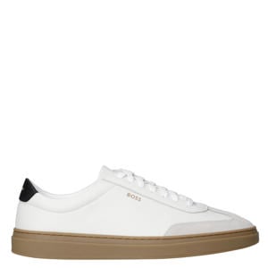 Kieran_Tenn leren sneakers wit