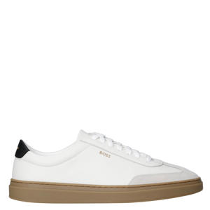 Kieran_Tenn leren sneakers wit