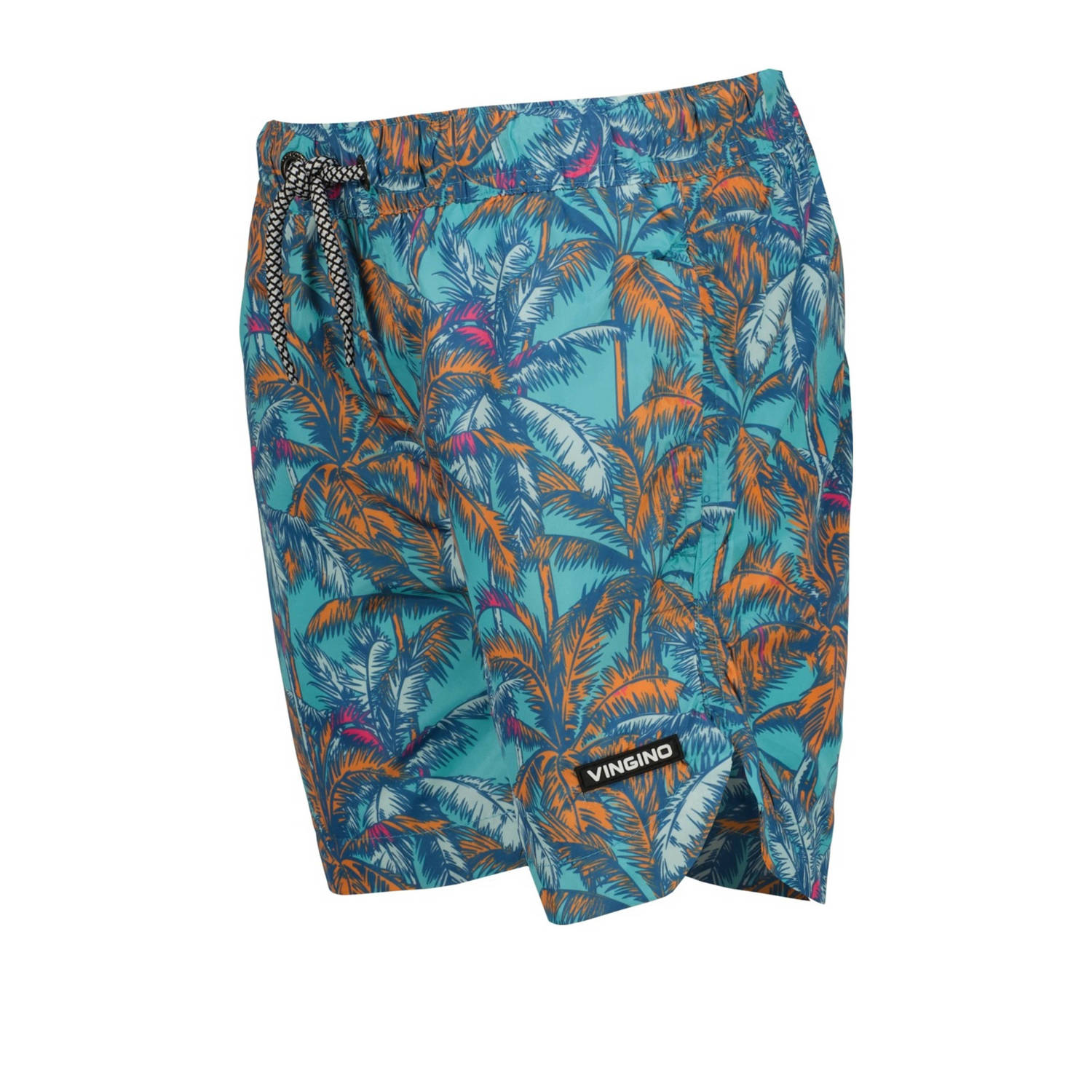Vingino zwemshort blauw oranje