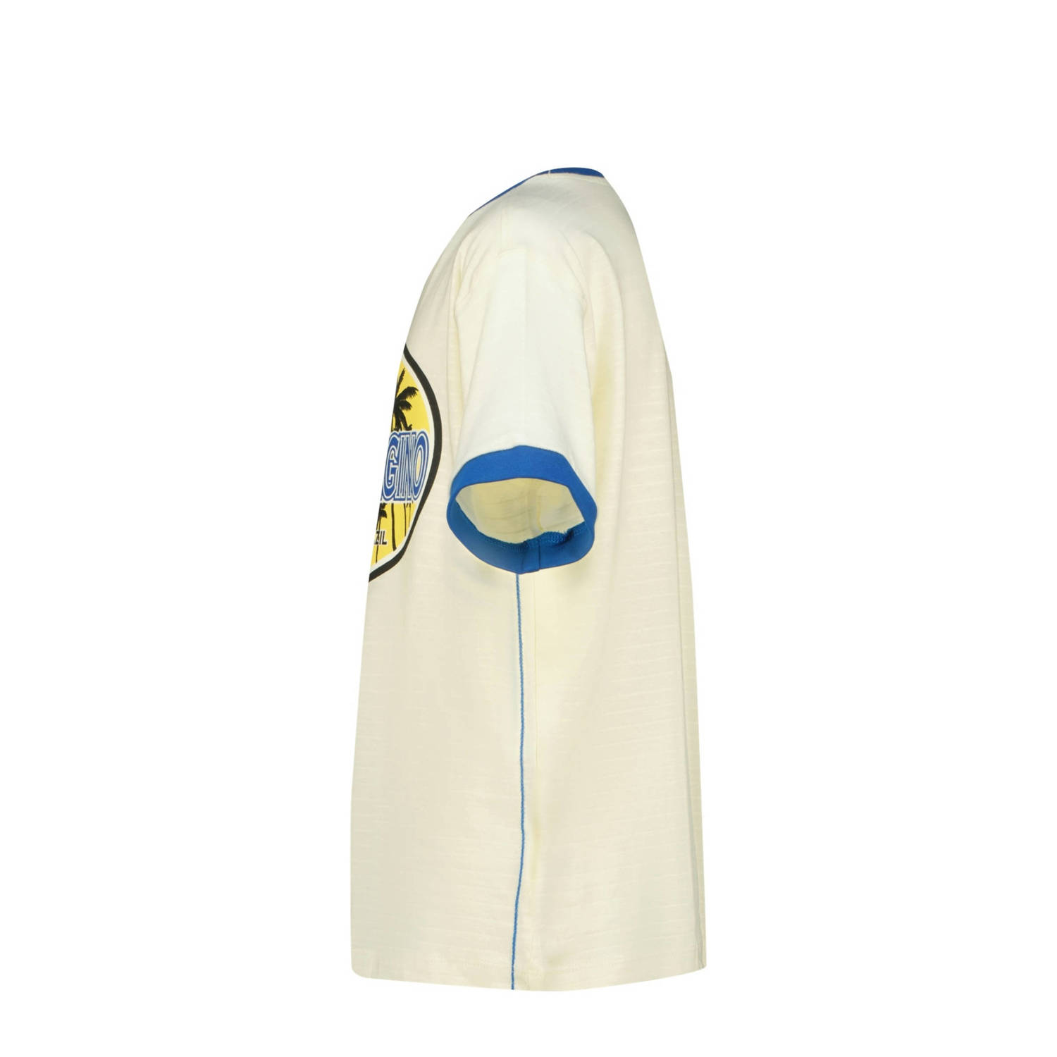 Vingino T-shirt lichtgeel blauw