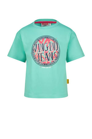 T-shirt turquoise