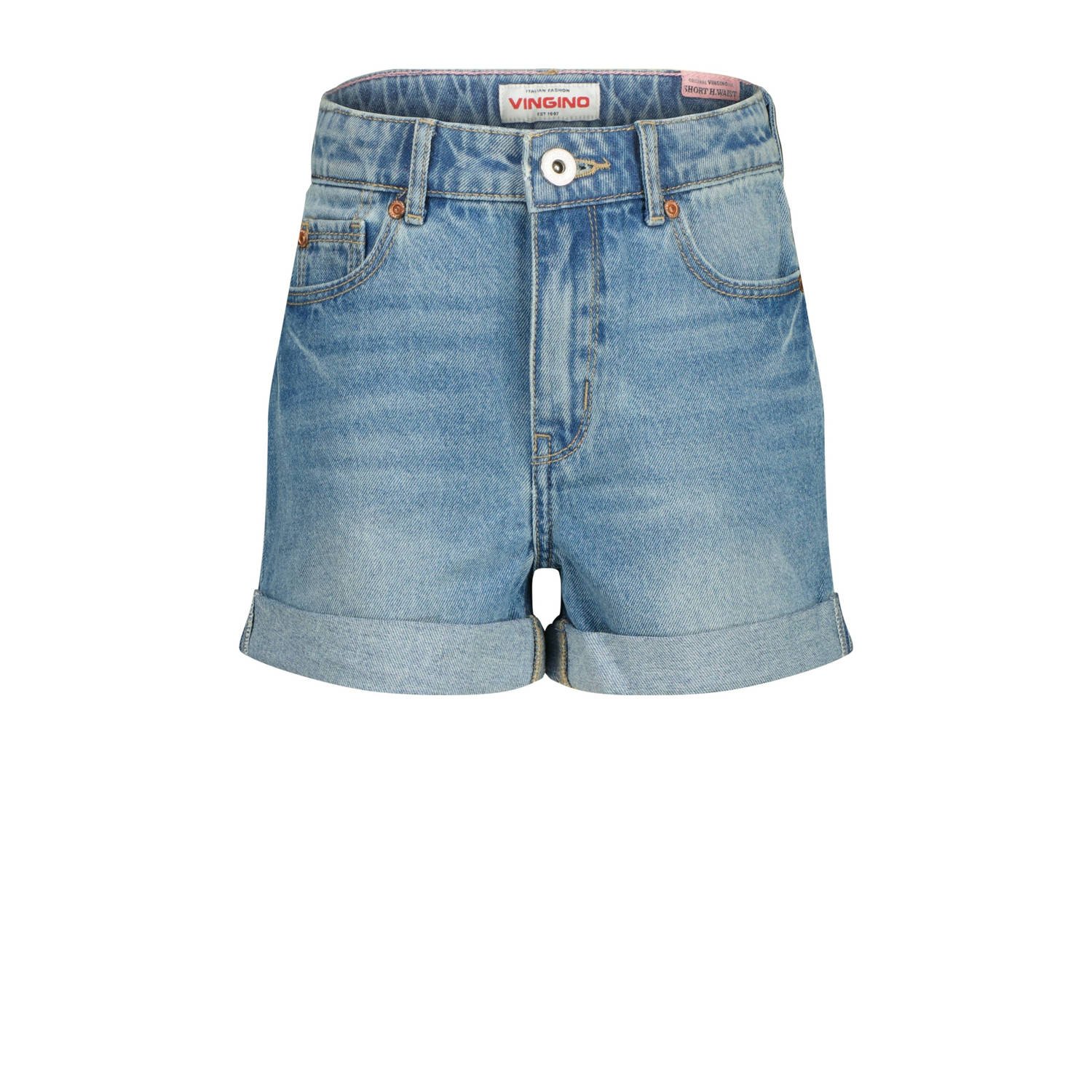 Vingino denim short medium blue denim