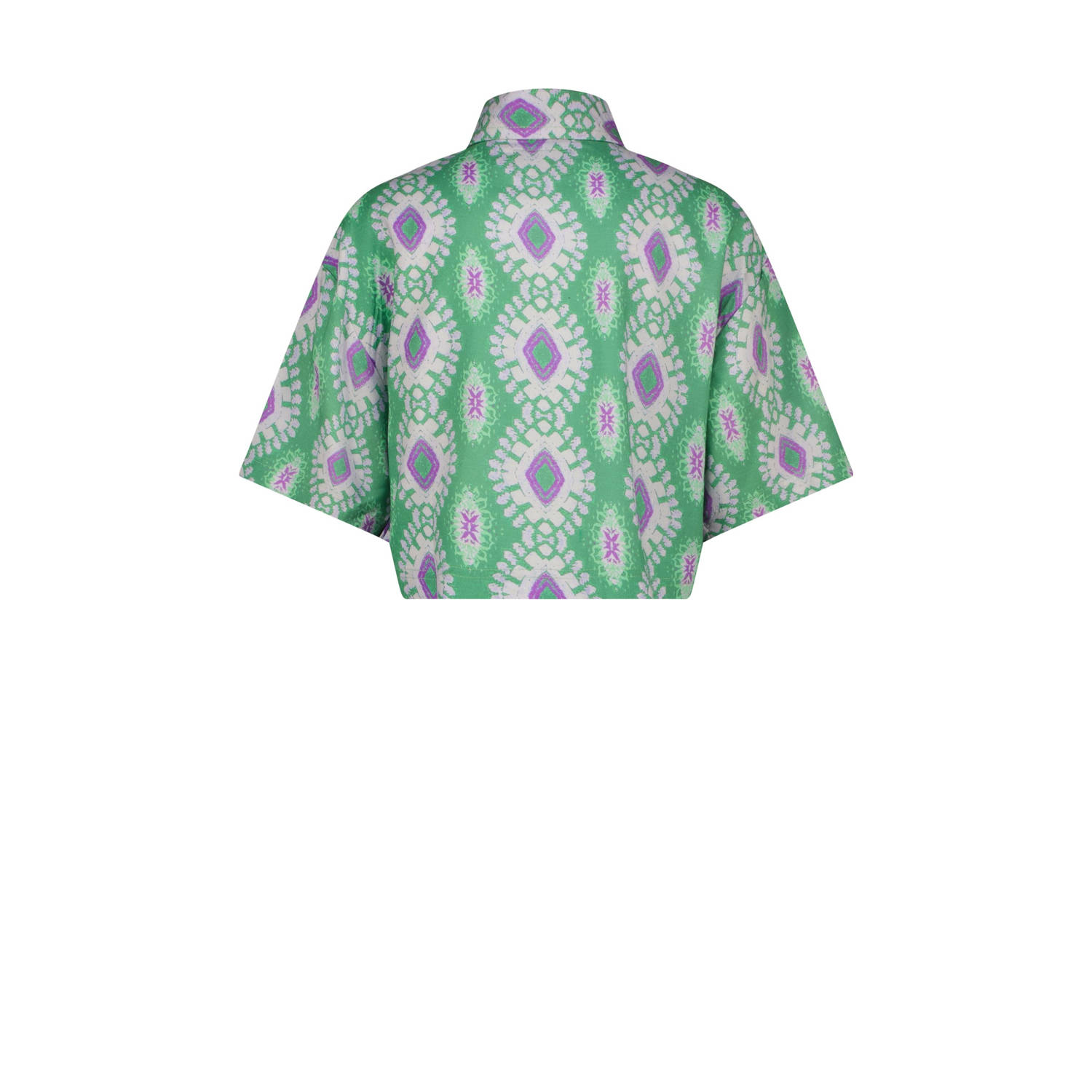 Raizzed blouse groen
