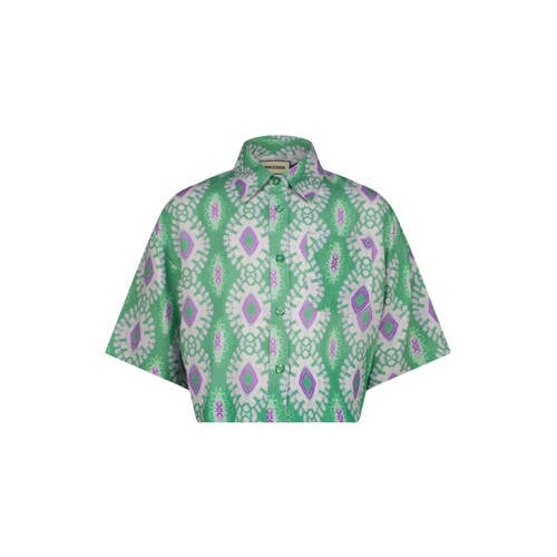Raizzed blouse groen afbeelding